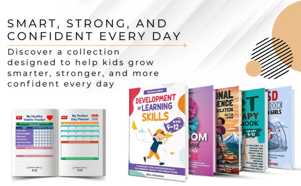 WorkBook for Emotional Intelligence  (For Kids 6–10) Includes 45+ Activities