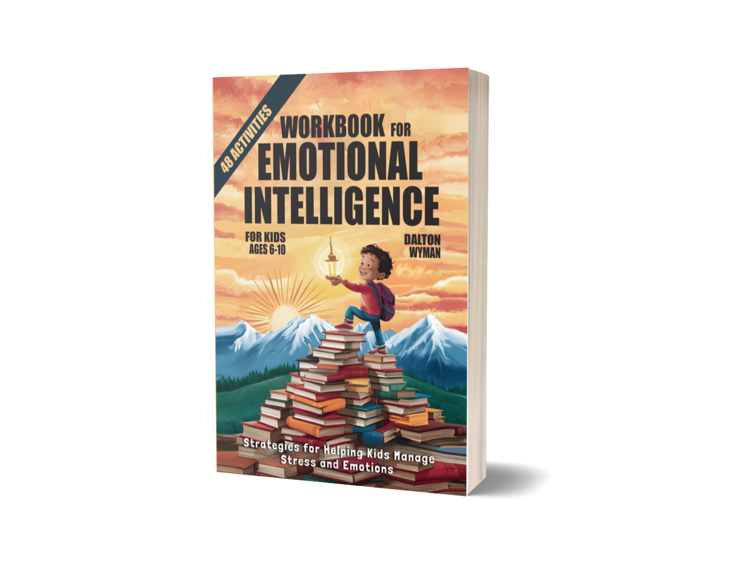 Set of Anxiety Management & Emotional Intelligence Workbooks - Includes Online Activities Access (Ages 8–12)