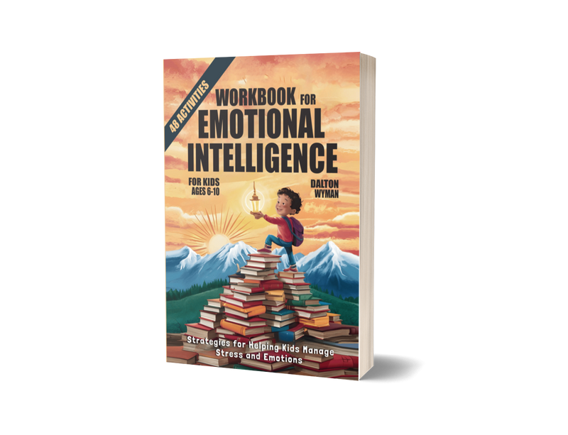 Set of Anxiety Management & Emotional Intelligence Workbooks - Includes Online Activities Access (Ages 8–12)