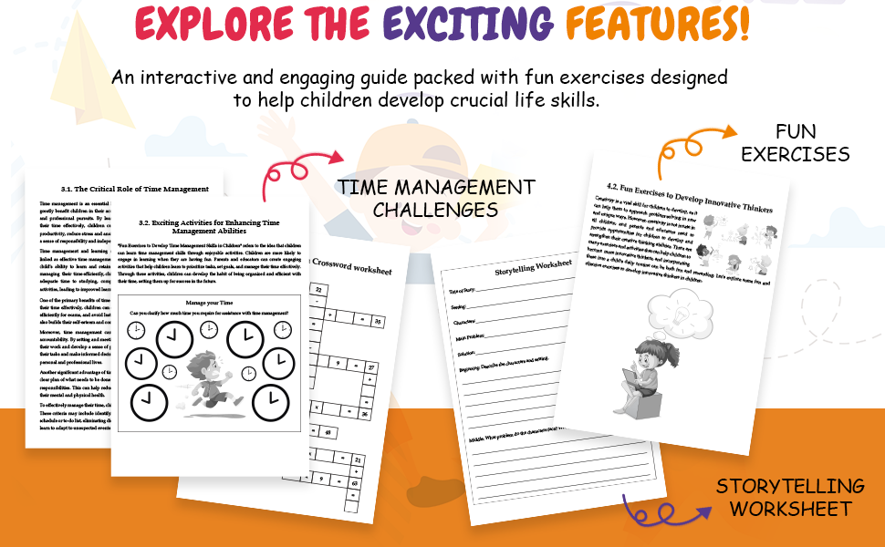 Kids Emotional & Learning Development – 5 Workbooks Bundle (Ages 7–12)