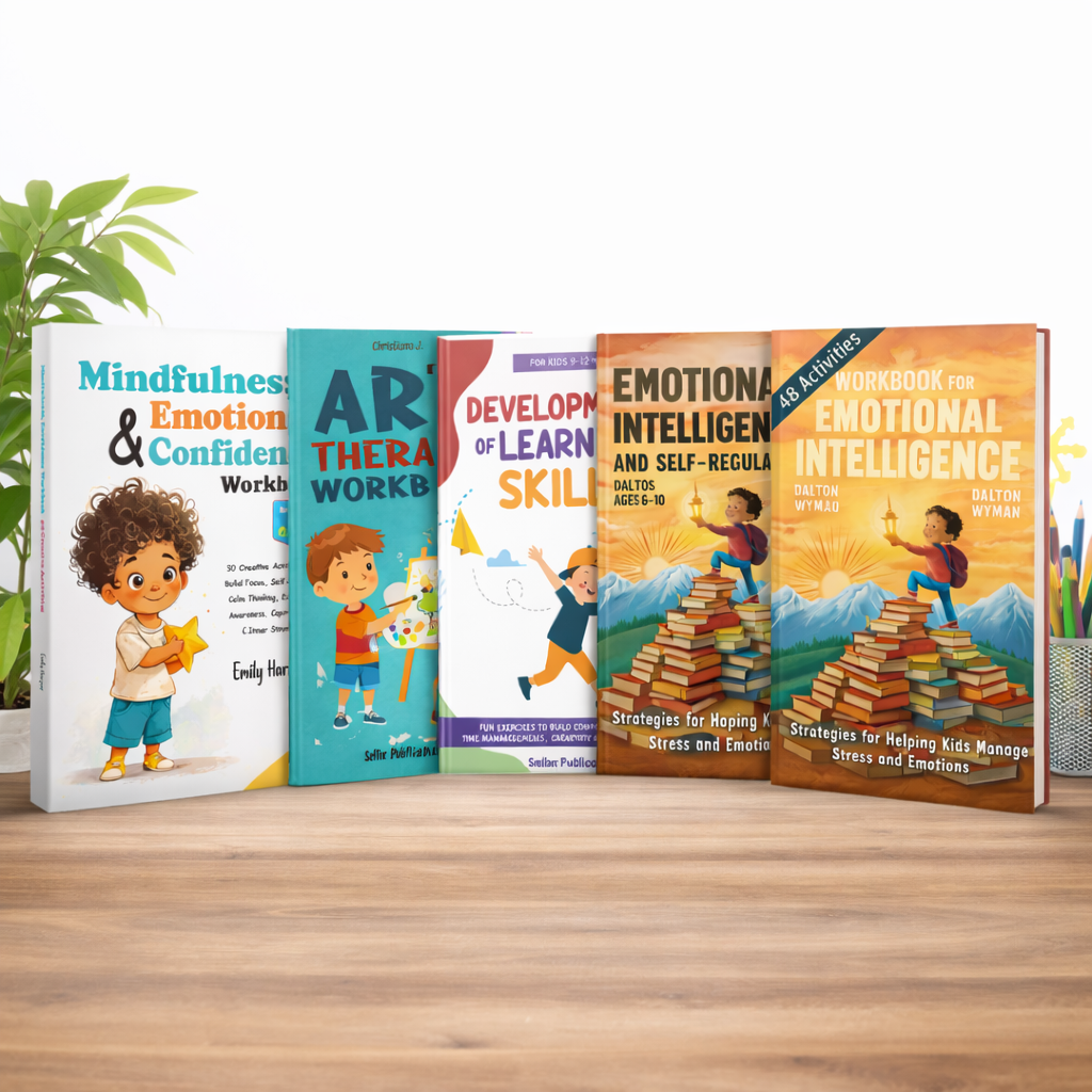 Kids Emotional & Learning Development – 5 Workbooks Bundle (Ages 7–12)