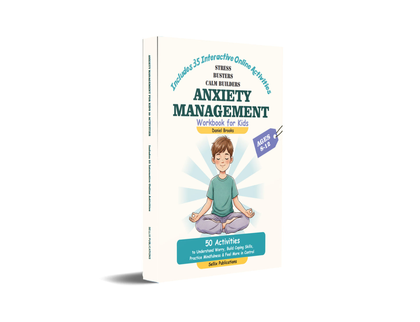 Set of Anxiety Management & Emotional Intelligence Workbooks - Includes Online Activities Access (Ages 8–12)